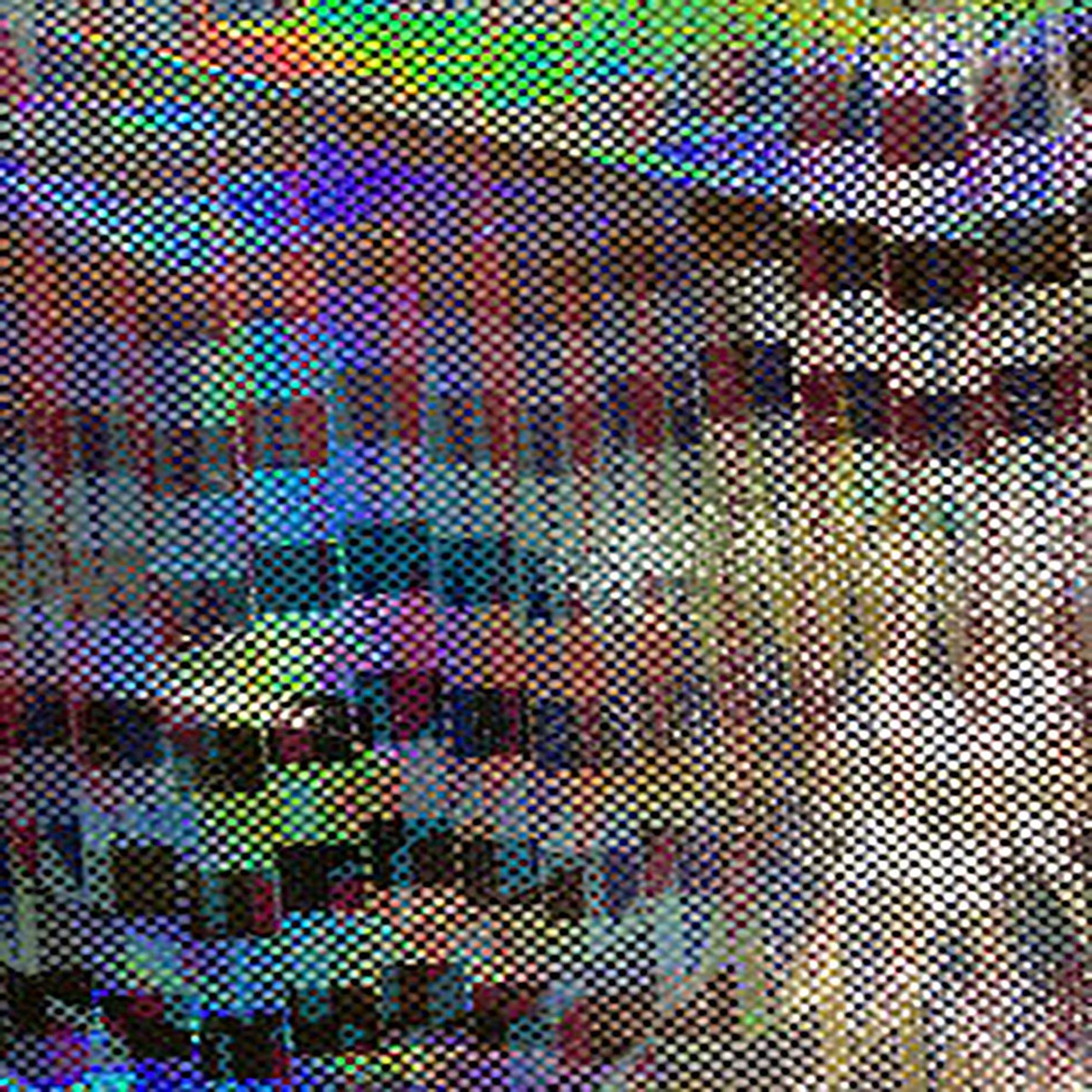 1 Yard Hologram Dazzle Puzzle Poly Spandex Fabric 58/60 Inch Width